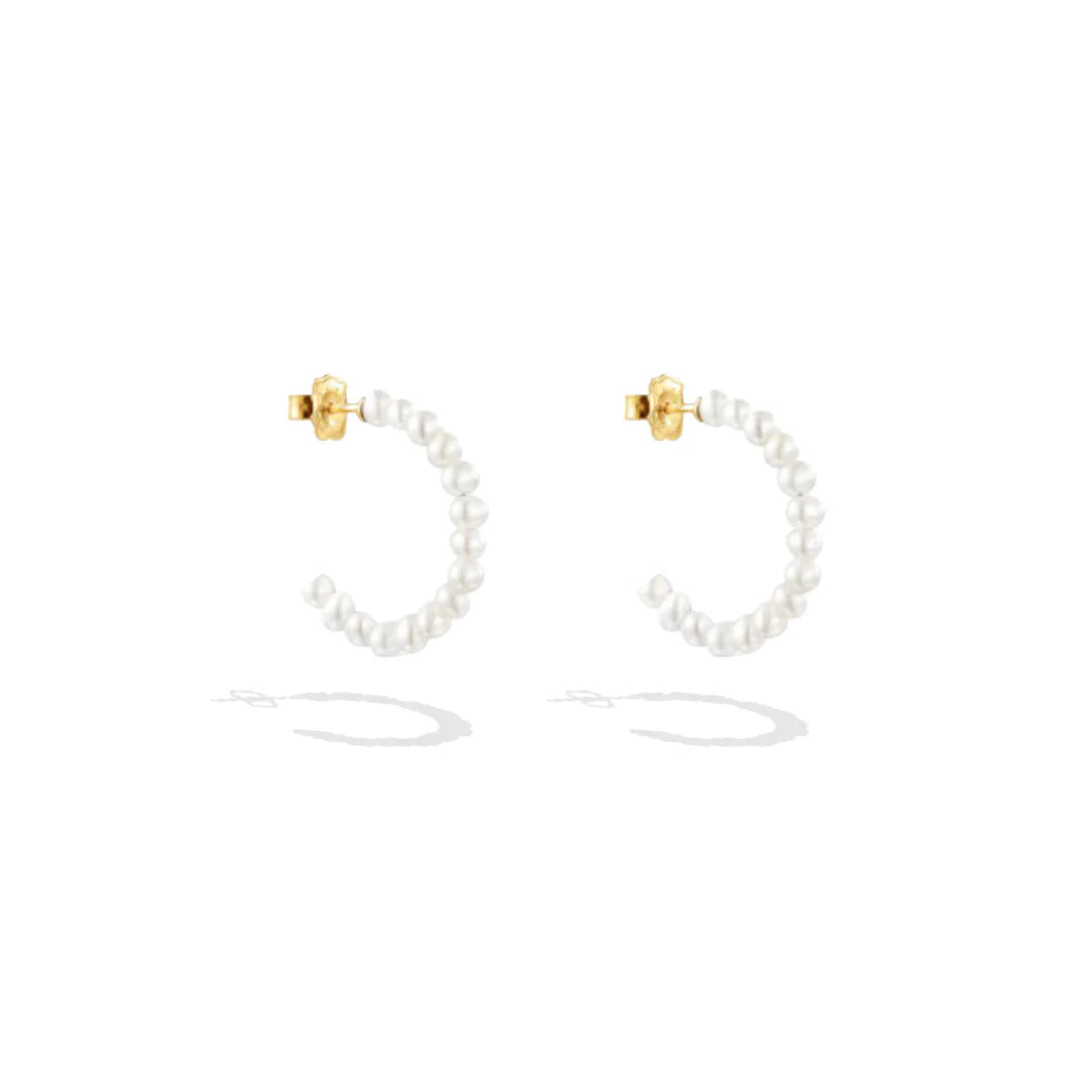 Sunday Best Pearl Hoops