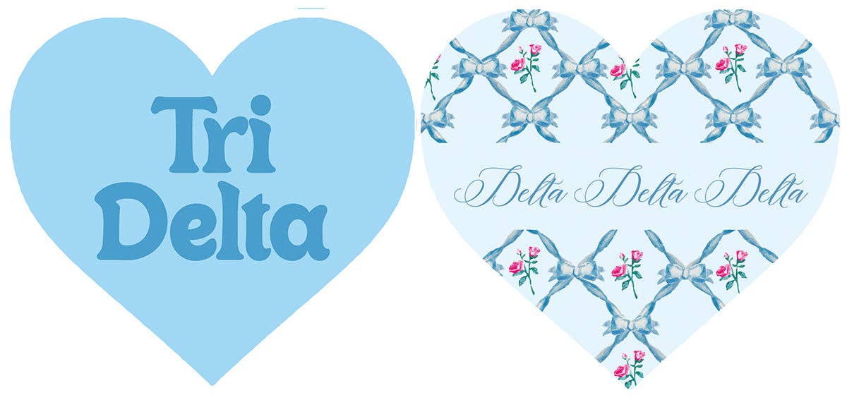 Phi Mu Heart Coaster