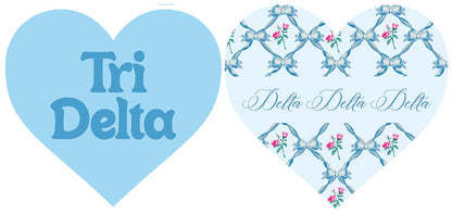 ADPi Heart Coaster