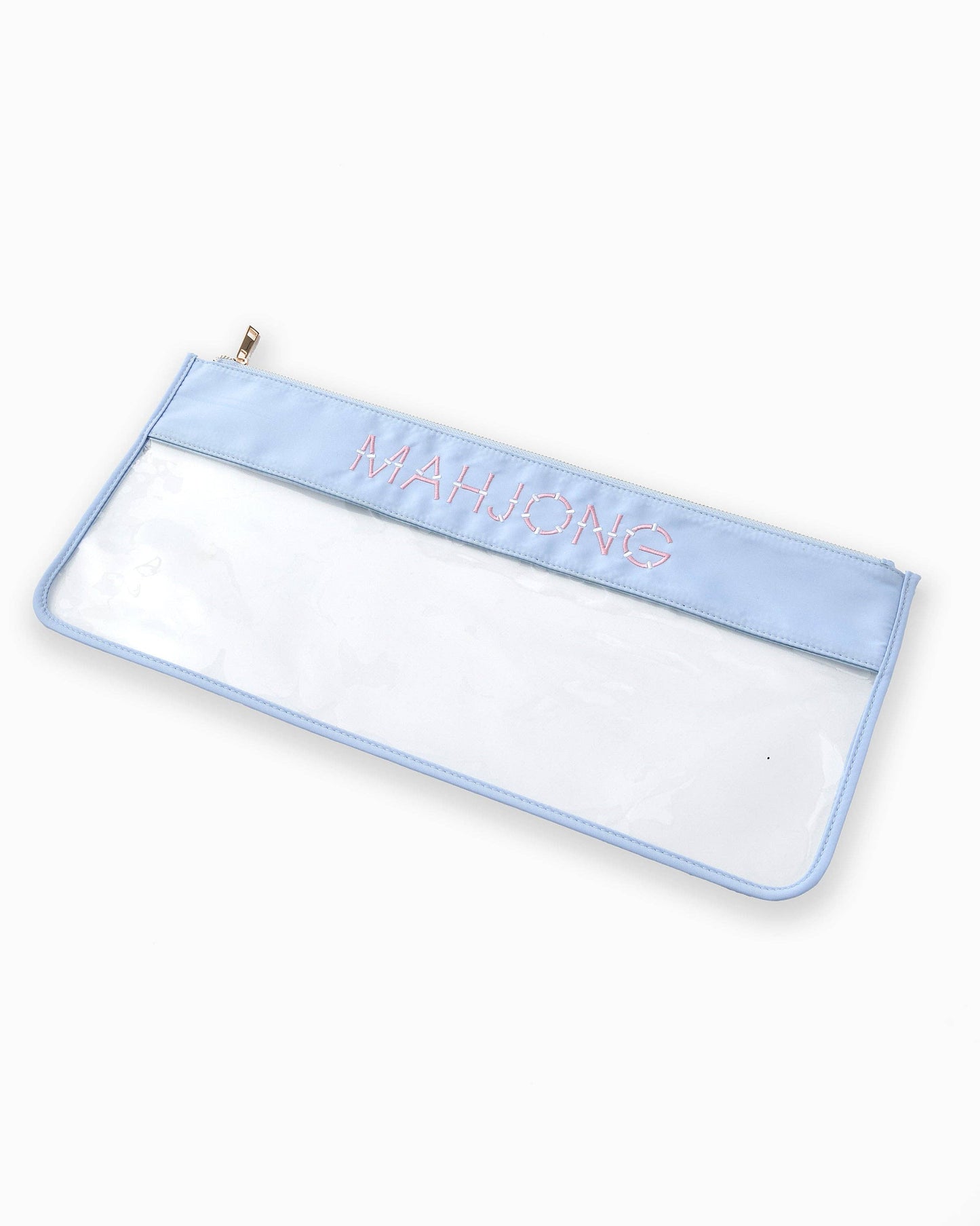 Mahjong Bag - Light Blue Bamboo