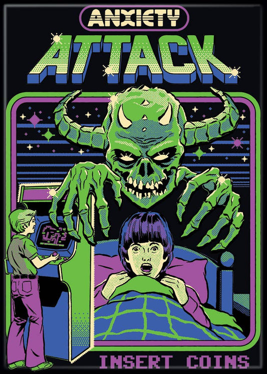 Steven Rhodes Anxiety Attack Magnet