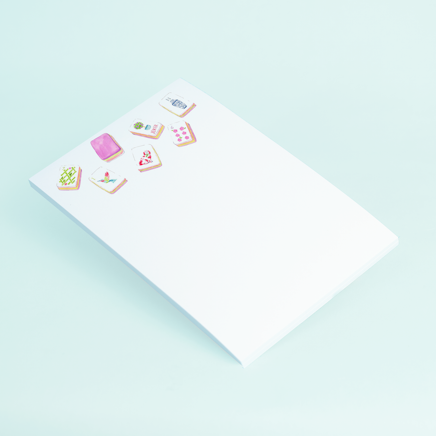 Large Mahjong Tiles Notepad