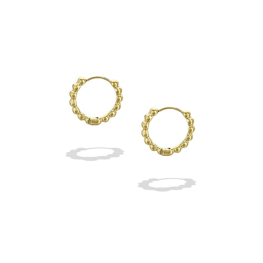 Bubble Gold Hoops