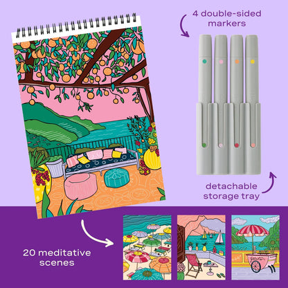 FlowArt - Scented Color-to-Reveal, Citrus Coastline