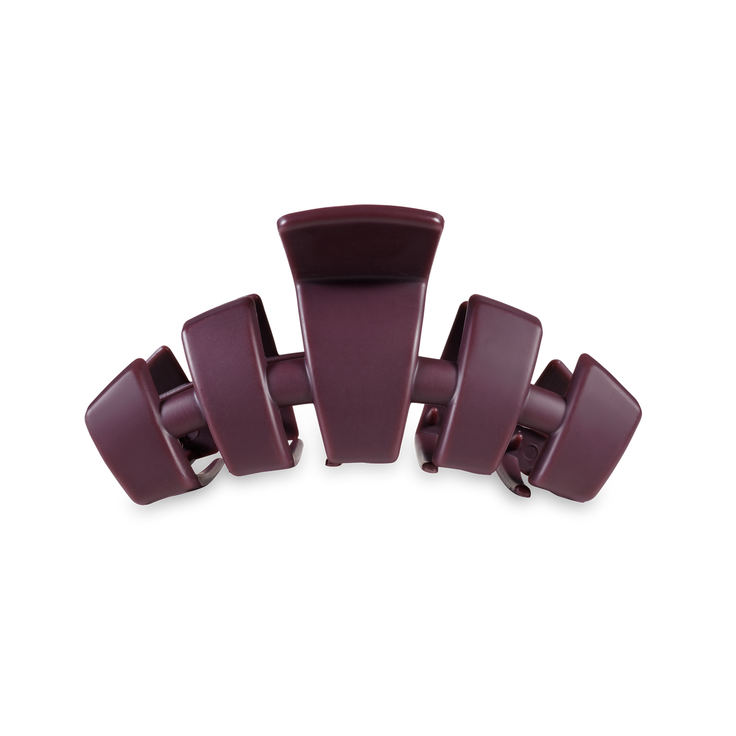 TELETIES - Classic Hair Clip | Med. | Burgundy Bliss