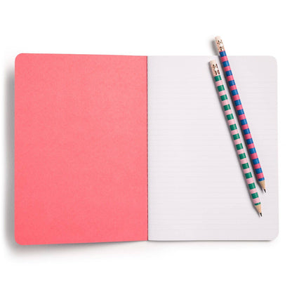 OkLoveYouBye Set of Two Stitched Notebooks