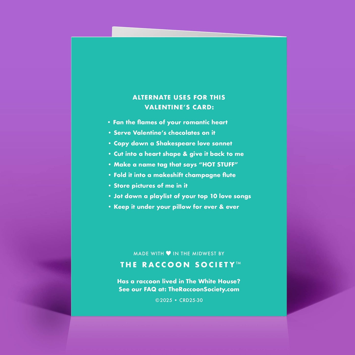 Say You Love Me Valentine's Card