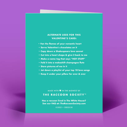 Say You Love Me Valentine's Card