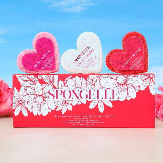 Spongelle Travel Buffer - Heart