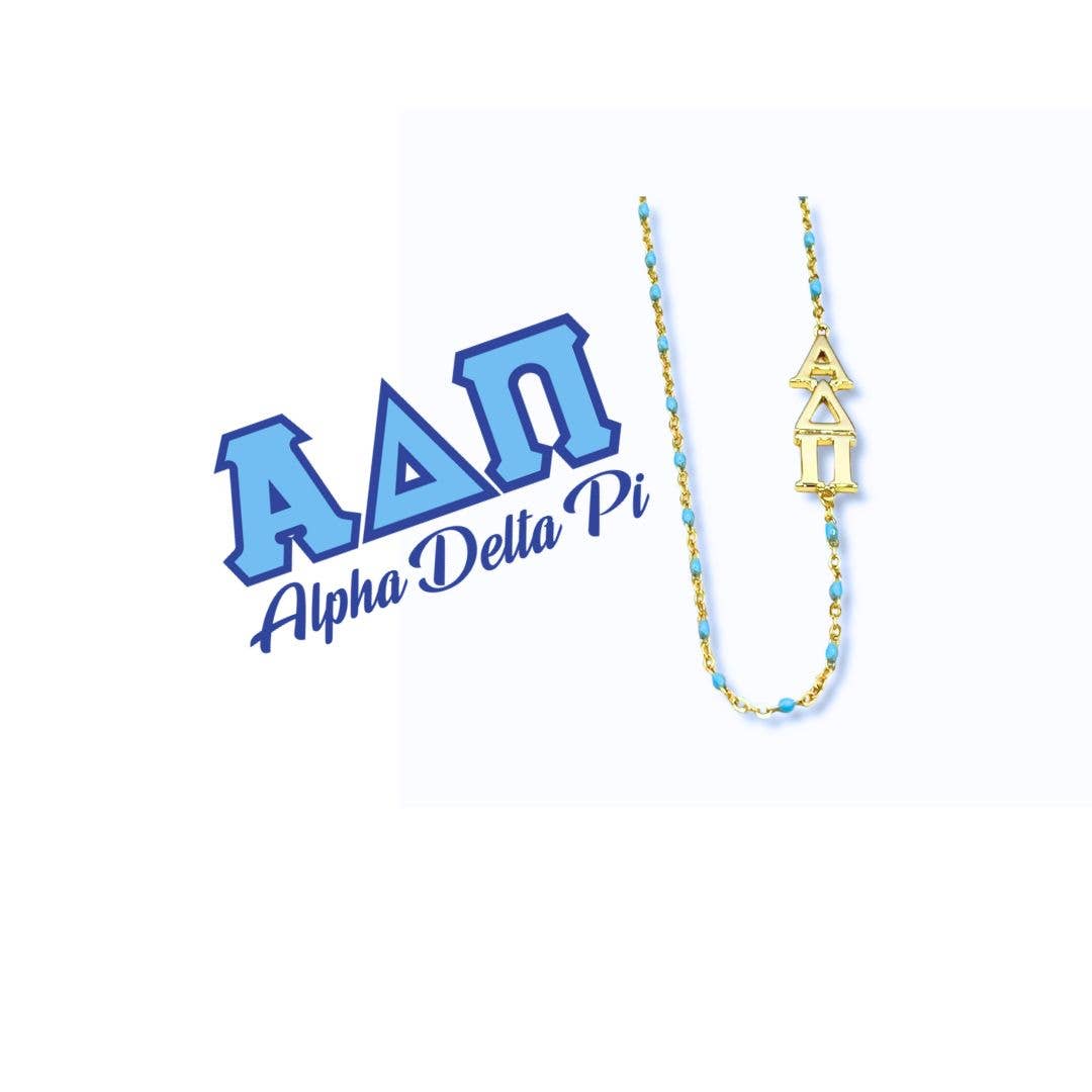ADPi Side Necklace