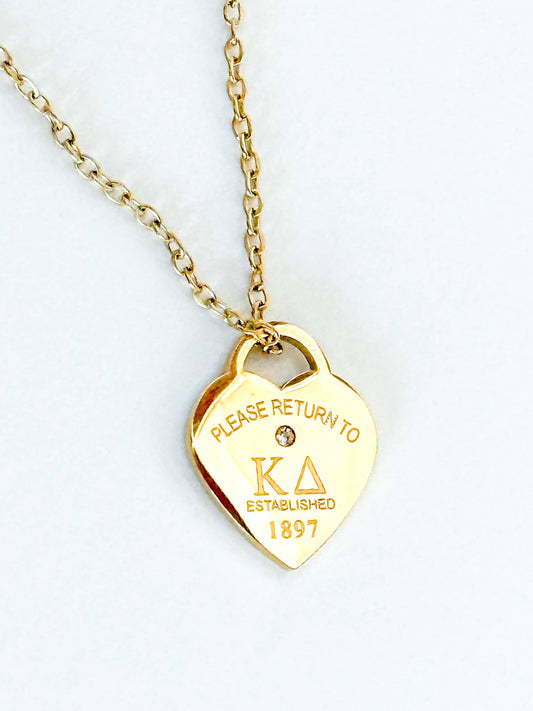 KD Please Return Necklace