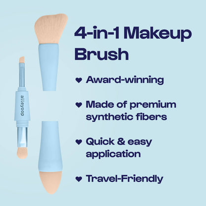 Alleyoop Makeup - Multi-Tasker - 4-in-1 Makeup Brushes