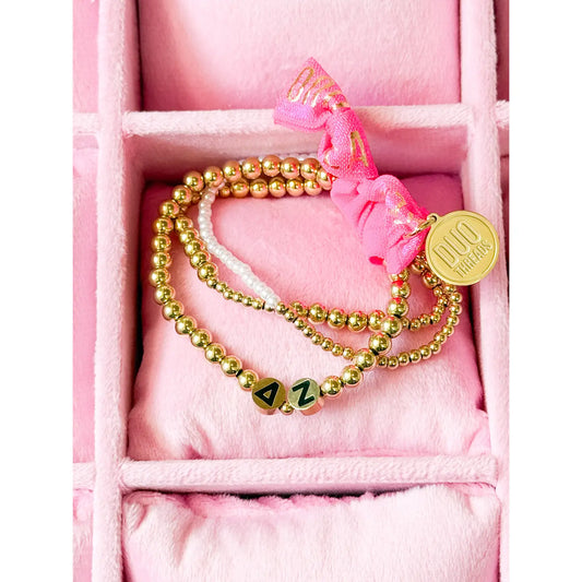 DZ Gold Stack Bracelet
