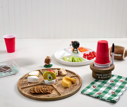 Football Napkin + Weight Set