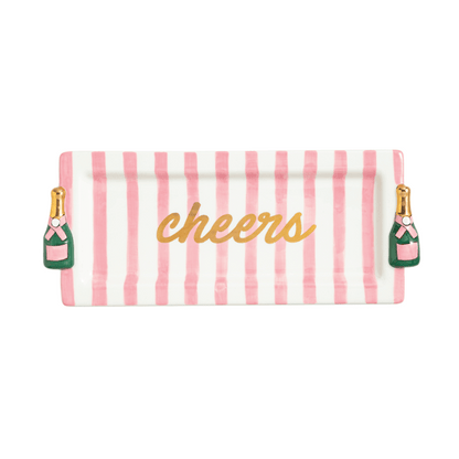 Cheers Champagne Serving Tray