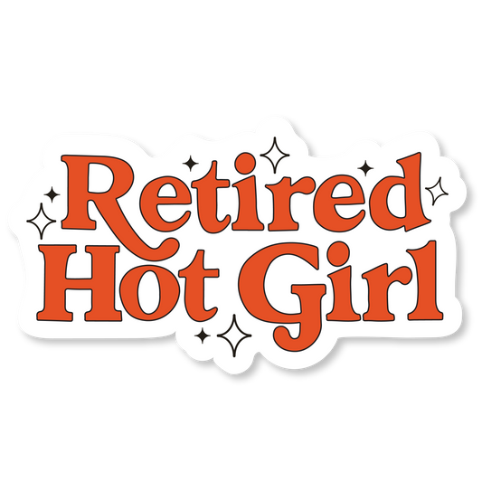 Retired Hot Girl Sticker