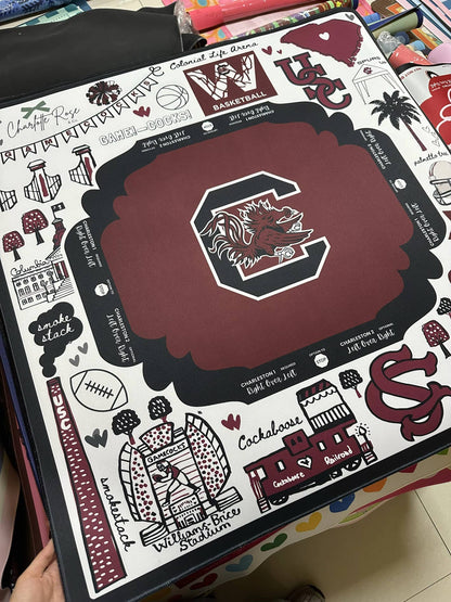 USC Gamecocks Mahjong Mat