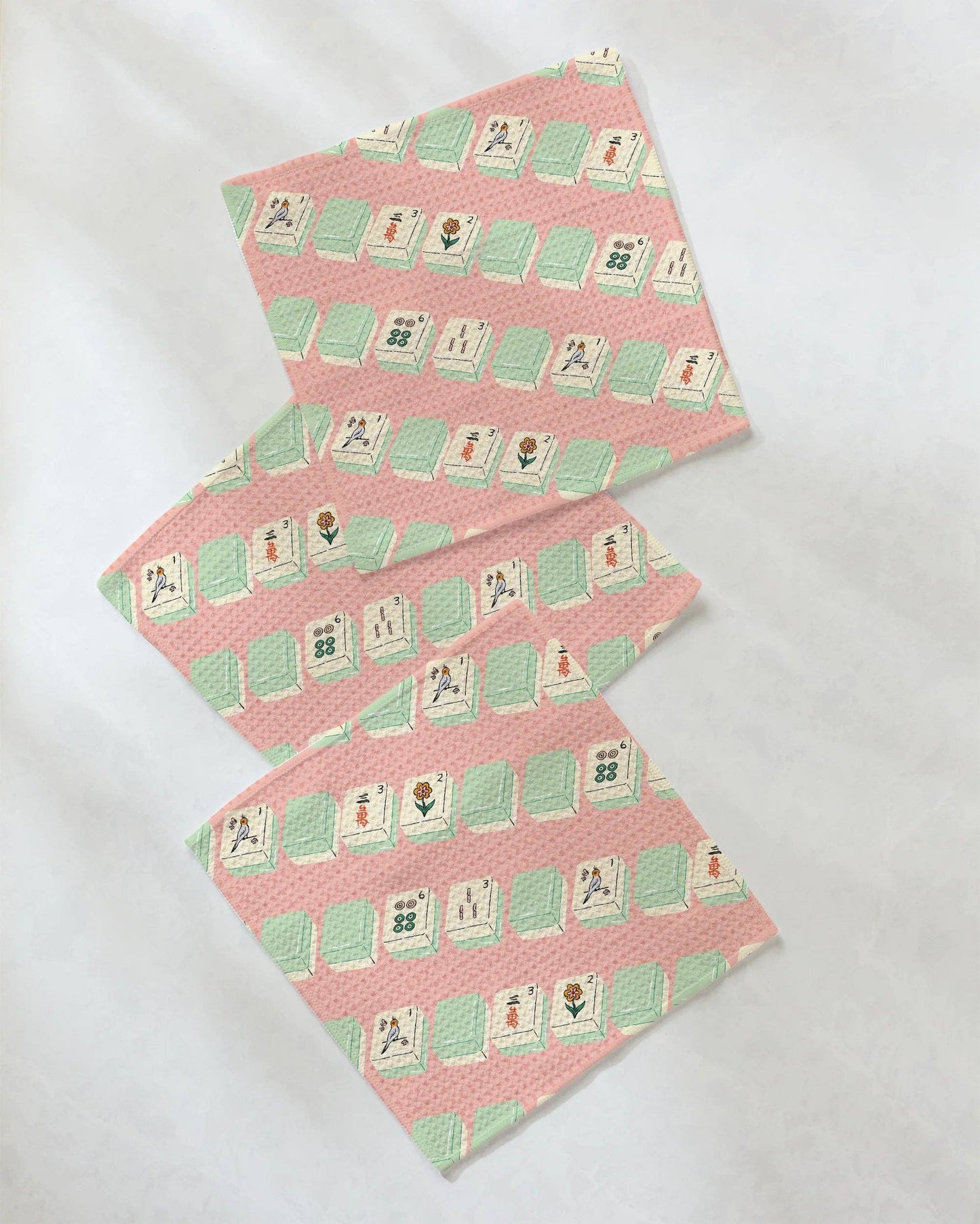 Tile Parade Dishcloth Set - Mahjong