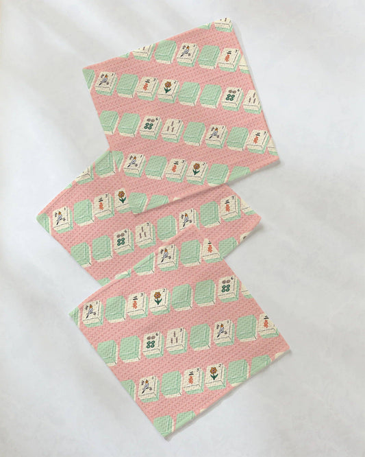 Tile Parade Dishcloth Set - Mahjong