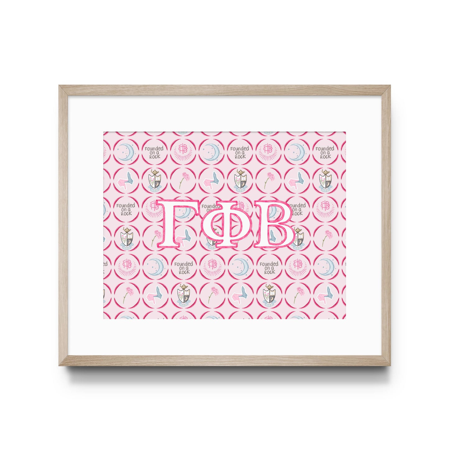 Gamma Phi Beta Print : 5x7