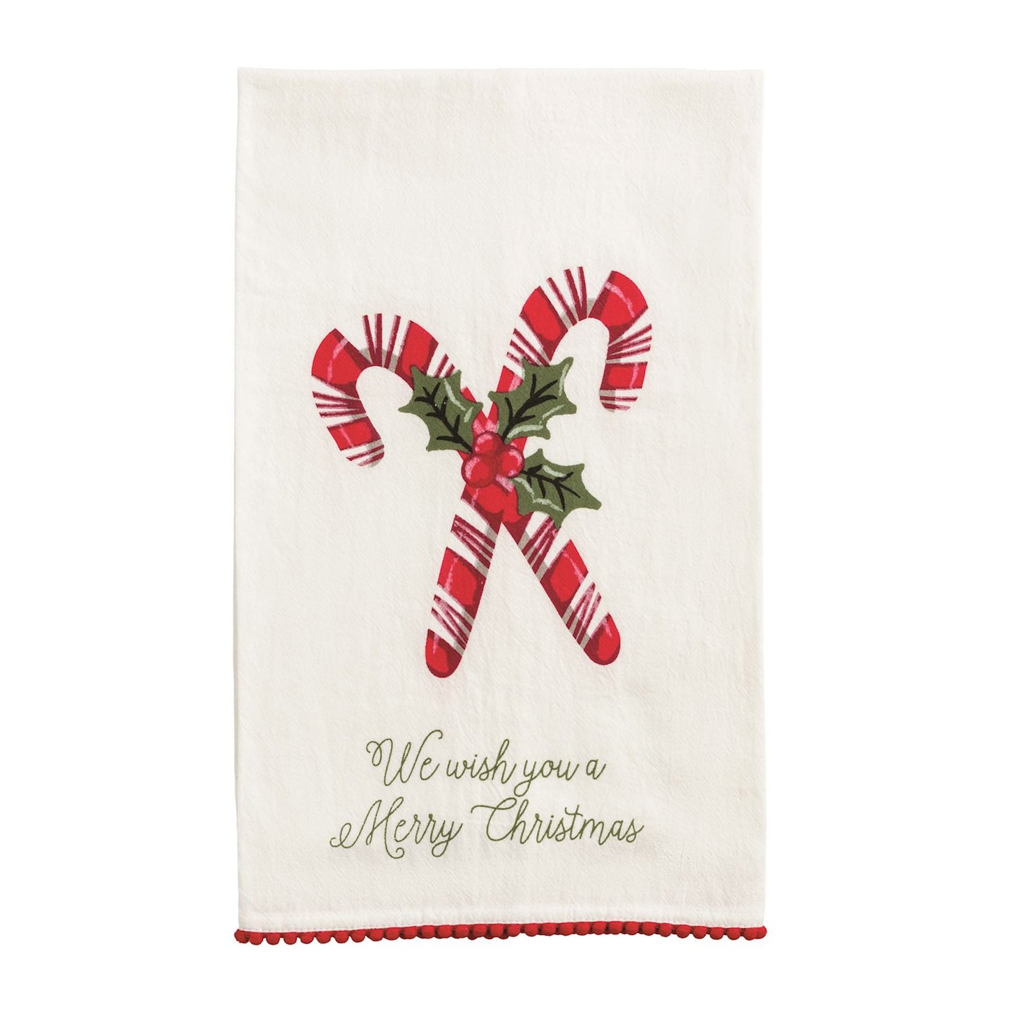Candy Cane Tea Towel