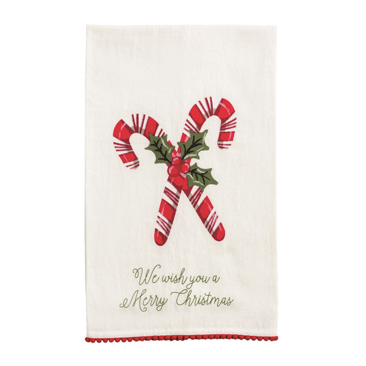 Candy Cane Tea Towel