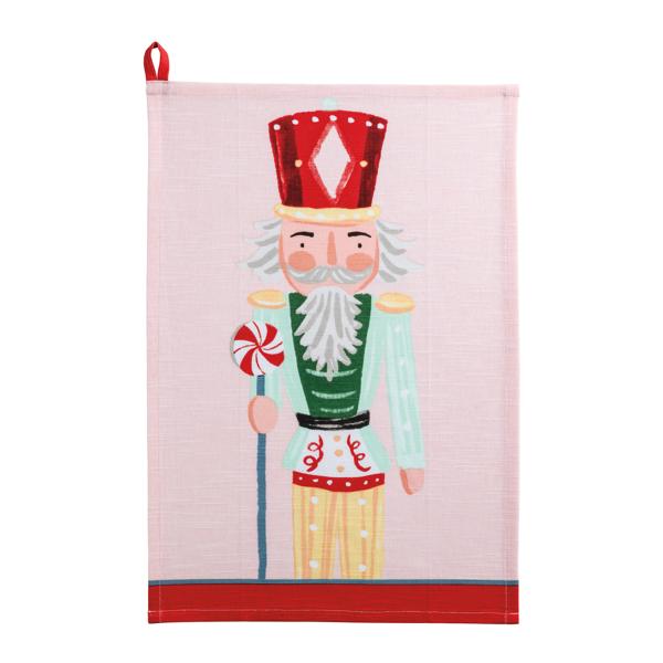 Pink Nutcracker Tea Towel