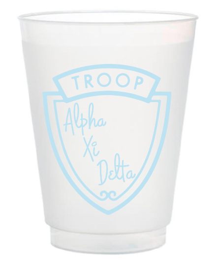 "Troop" Sorority Frosted Cup - AXiD