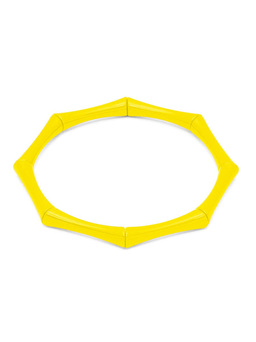 Enamel Bamboo Bracelet - Cobalt