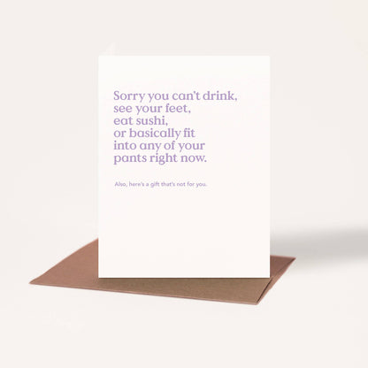 Funny Pregnancy Card