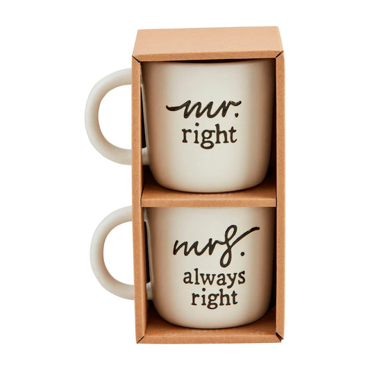 Mr. Right & Mrs. Always Right Mugs