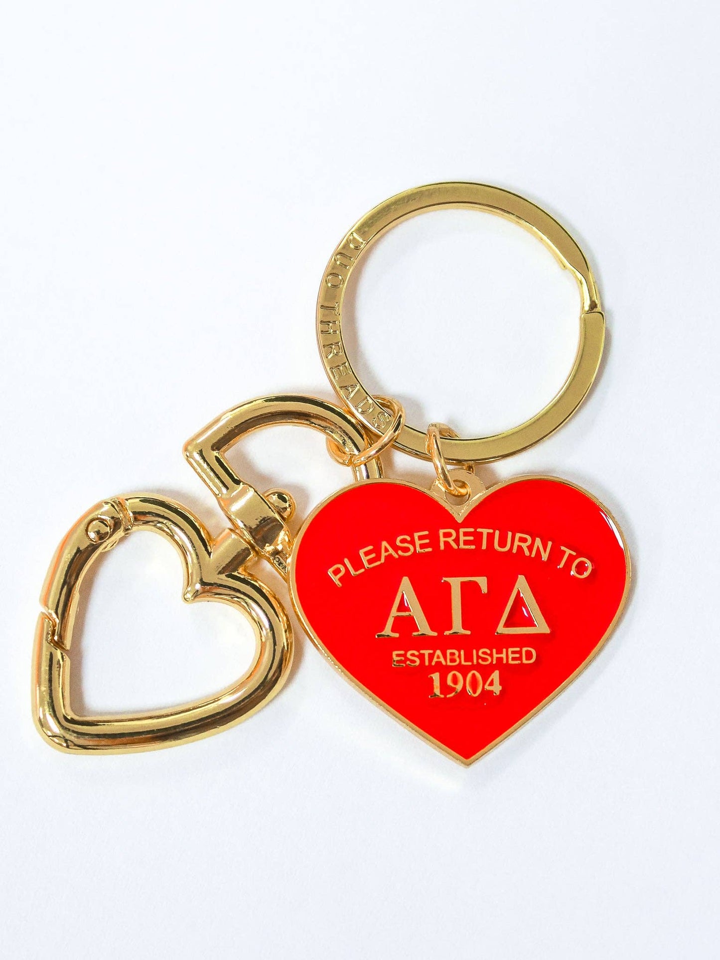 Theta Please Return Key Ring