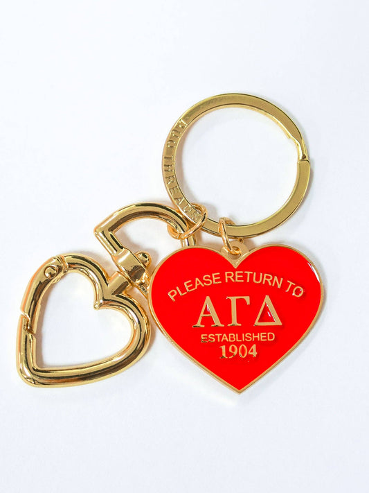 AGD Please Return Key Ring
