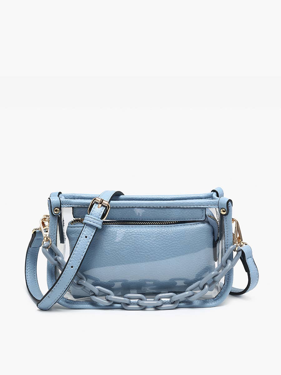 Clear Crossbody w/ Chain