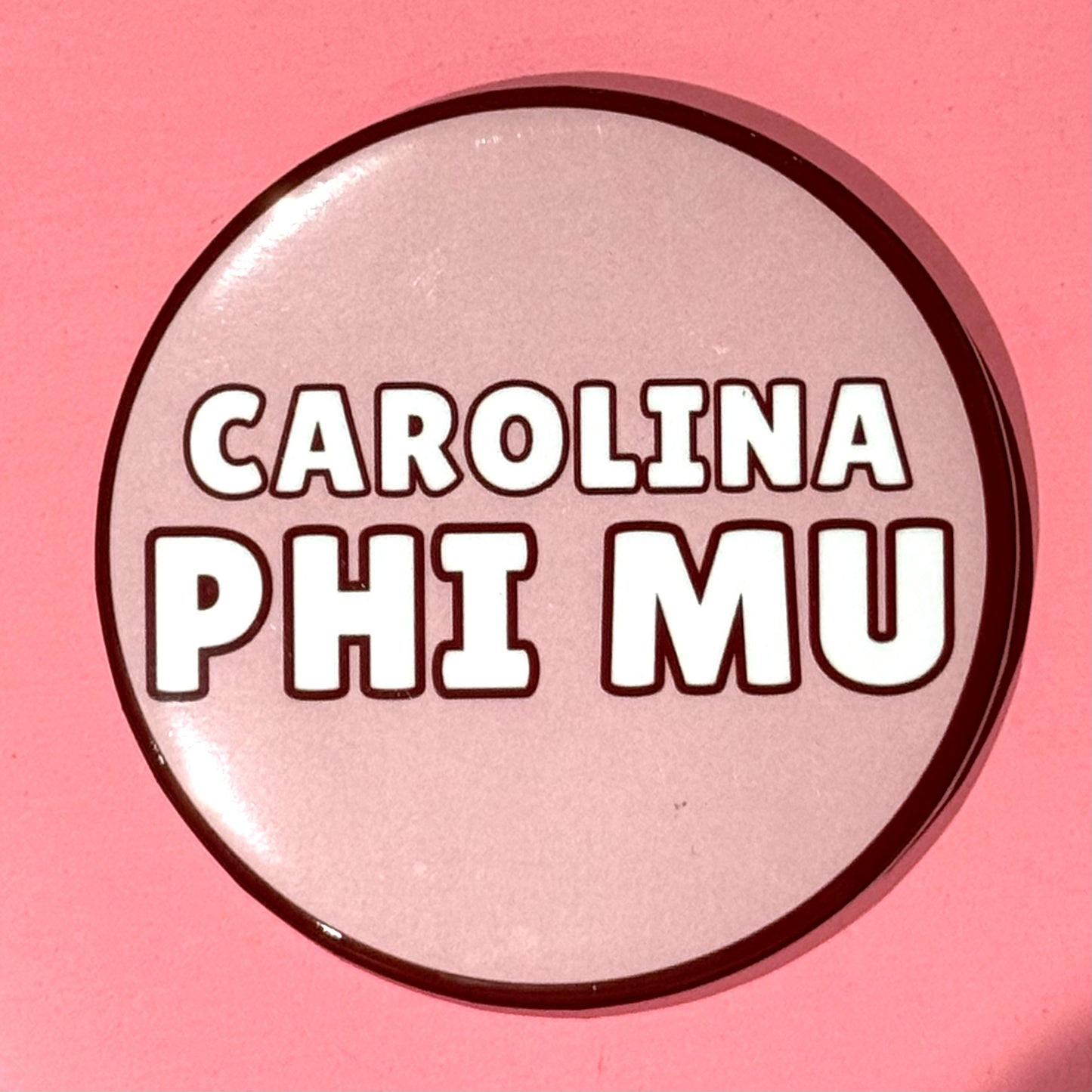 Phi Mu Carolina Button