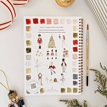 Nutcracker watercolor workbook