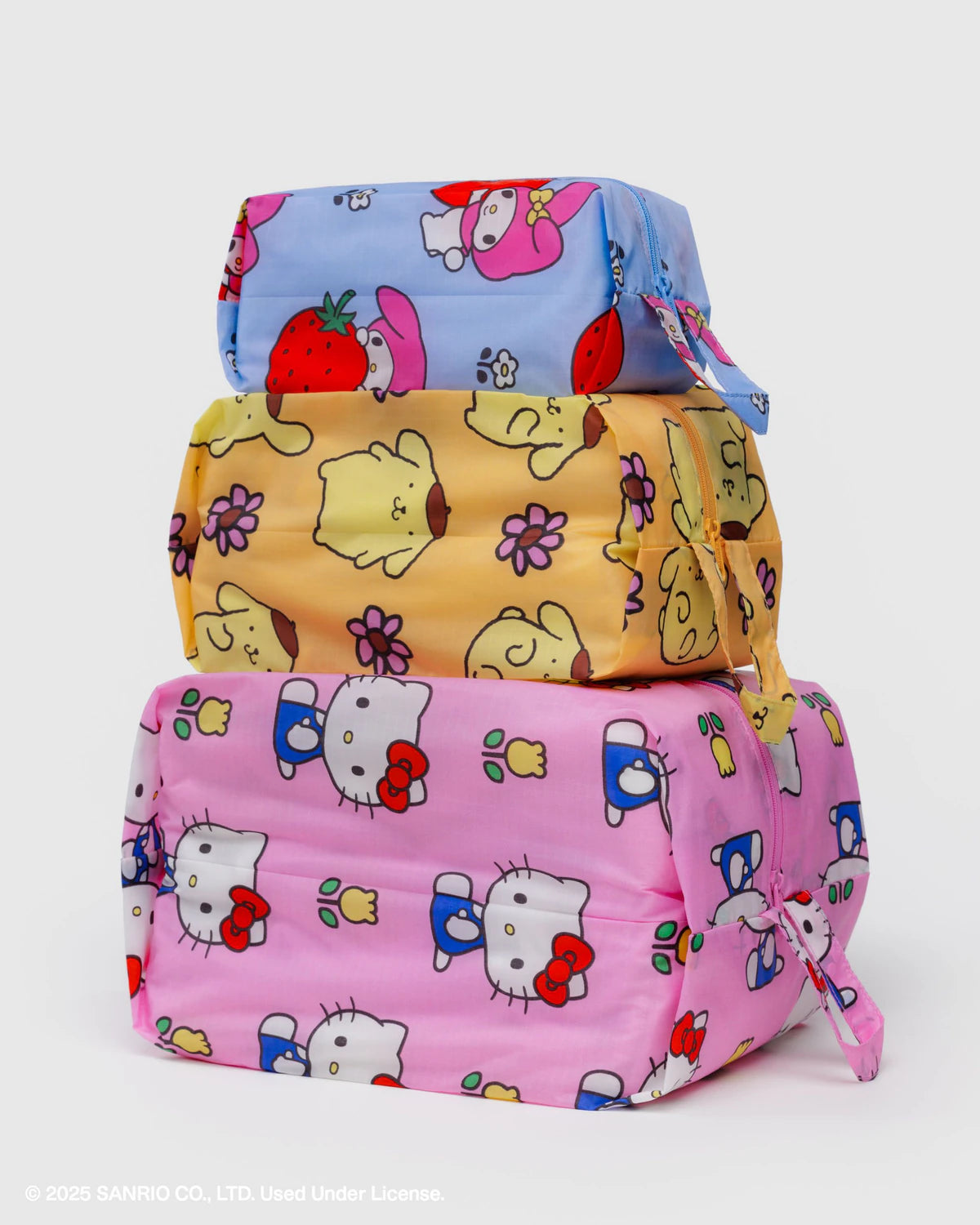 Baggu 3D Zip Set - Hello Kitty and Friends Floral