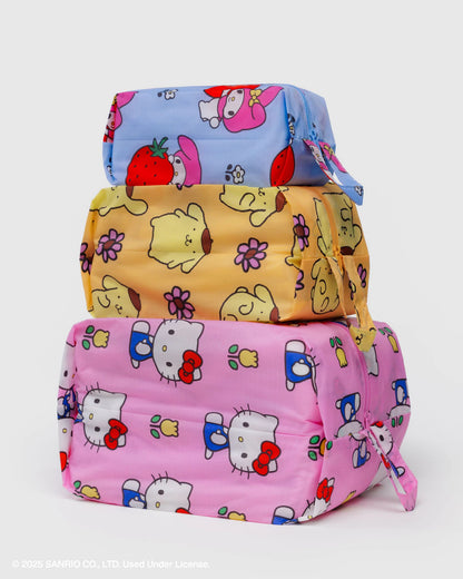 Baggu 3D Zip Set - Hello Kitty and Friends Floral