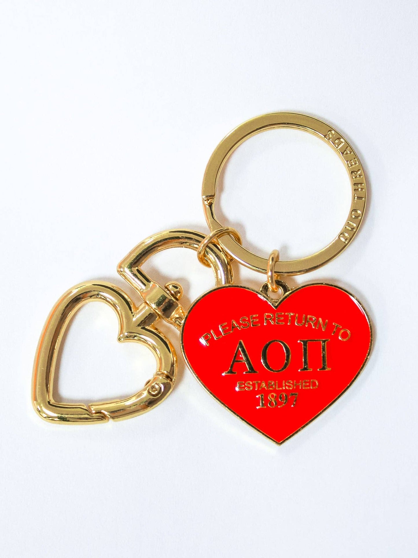 Theta Please Return Key Ring