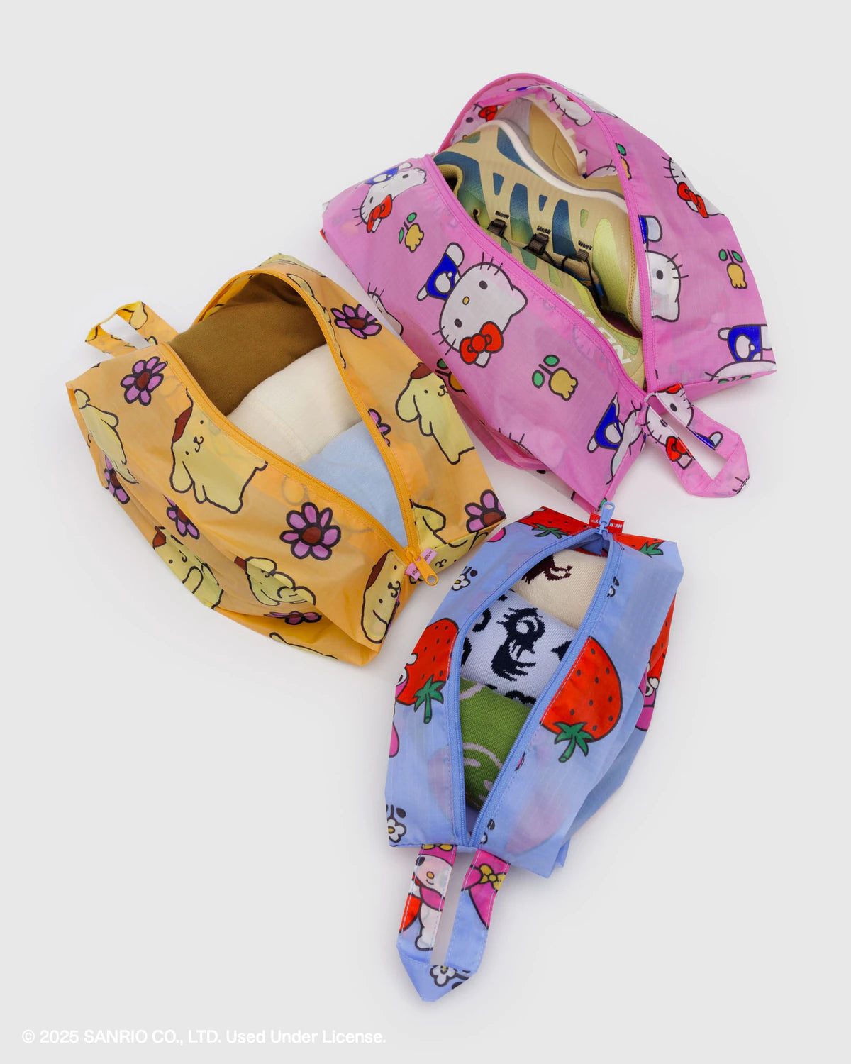 Baggu 3D Zip Set - Hello Kitty and Friends Floral