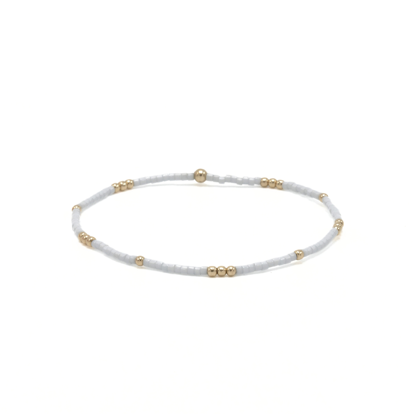 Newport - Blue Gray + Gold Waterproof Bracelet