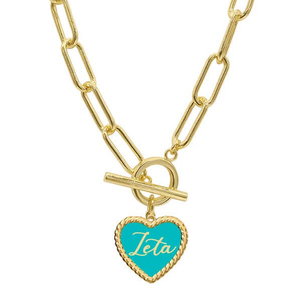 KD Heart Charm Necklace