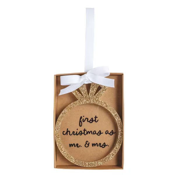 First Christmas Ornament - Mr & Mrs