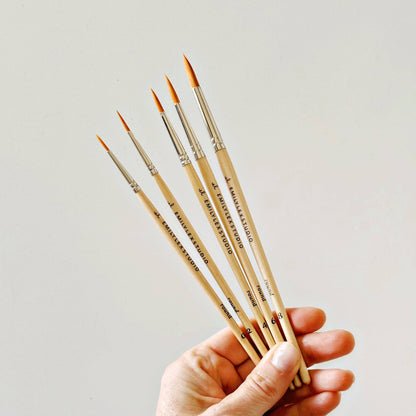 Watercolor paintbrush - Set of 5