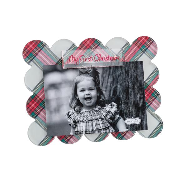 My First Christmas Tartan Frame