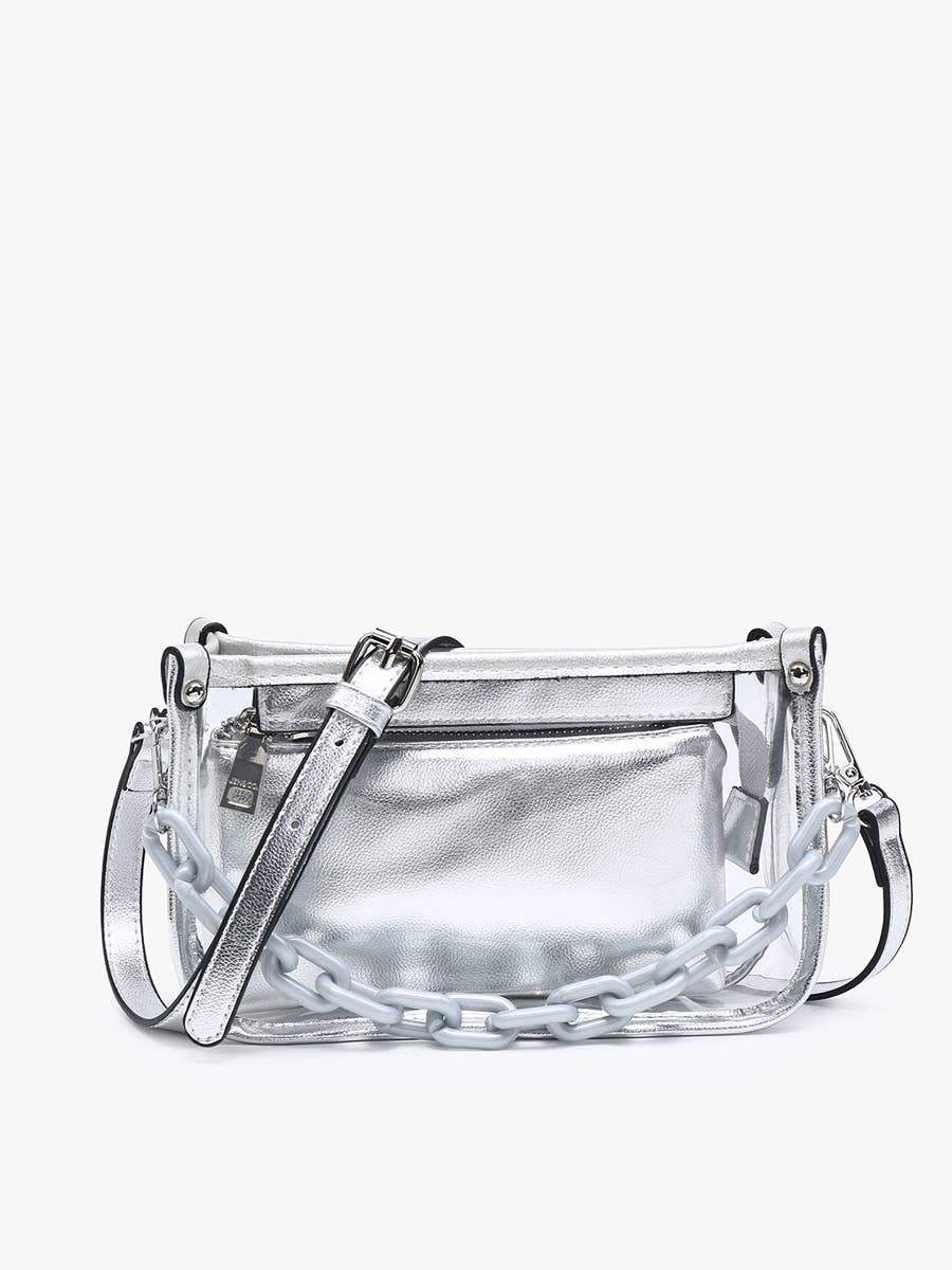 Clear Crossbody w/ Chain