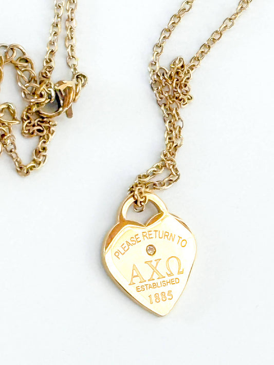 AXO Please Return Necklace