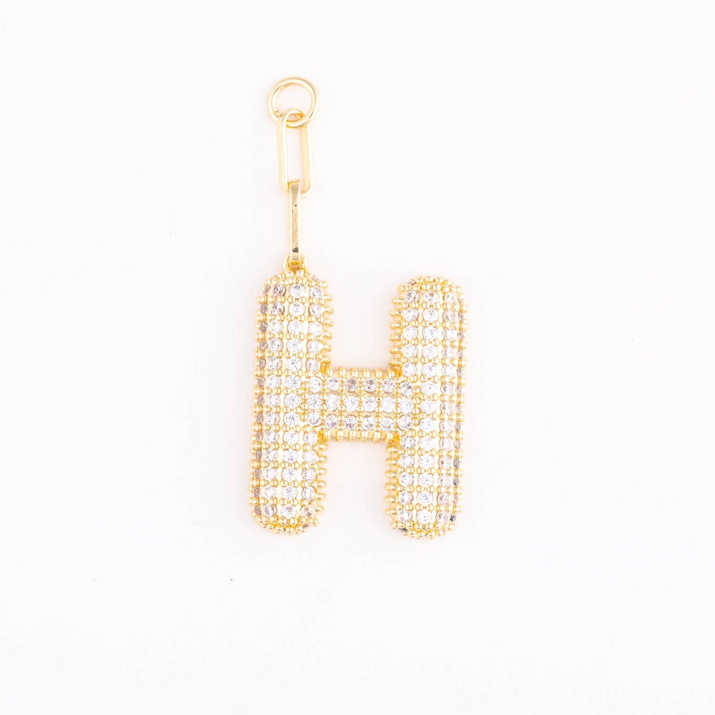 Bag Charm | Heather Initial: A