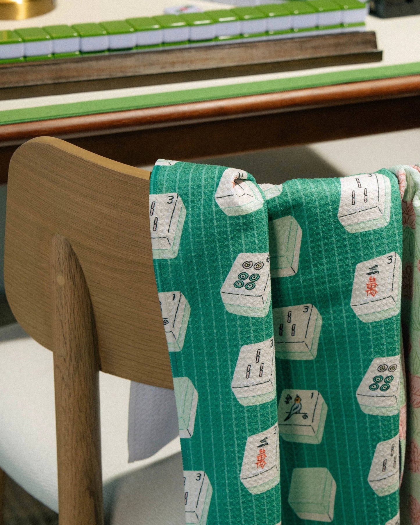Tile Flow Tea Towel - Mahjong
