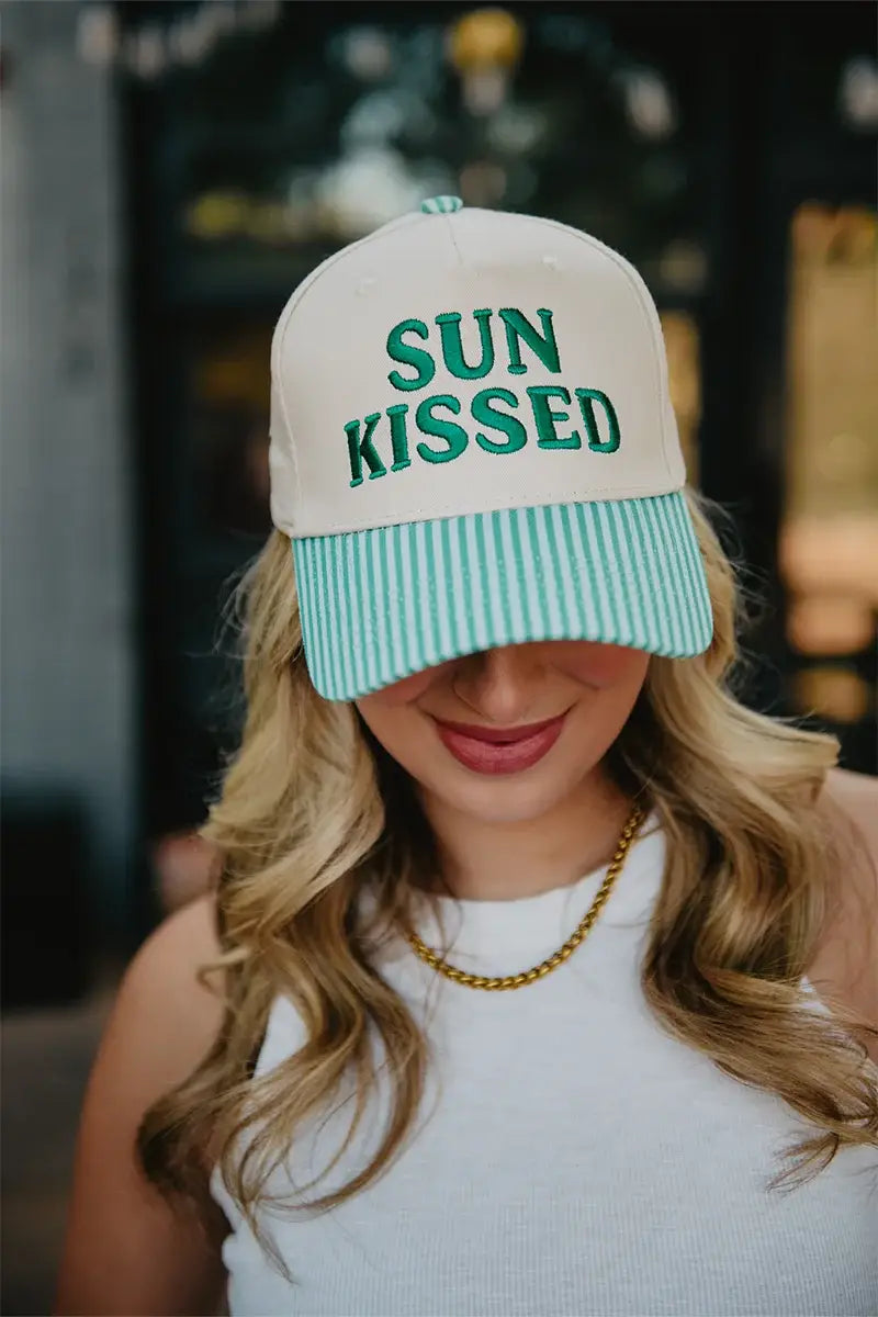 Sunkissed Hat - Blue Stripe